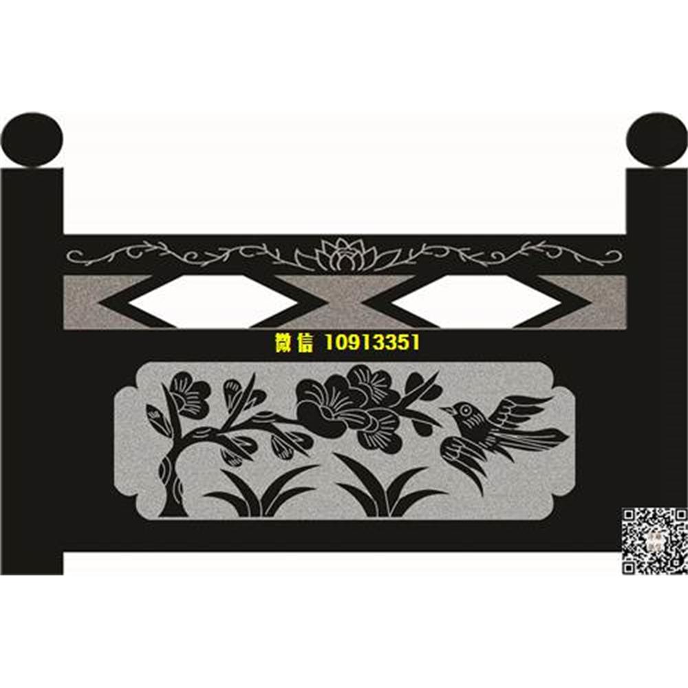 精雕图199花鸟栏板精雕图线雕图线条图单线铣底图_电脑雕刻plt文泰矢量图精雕图浮雕图